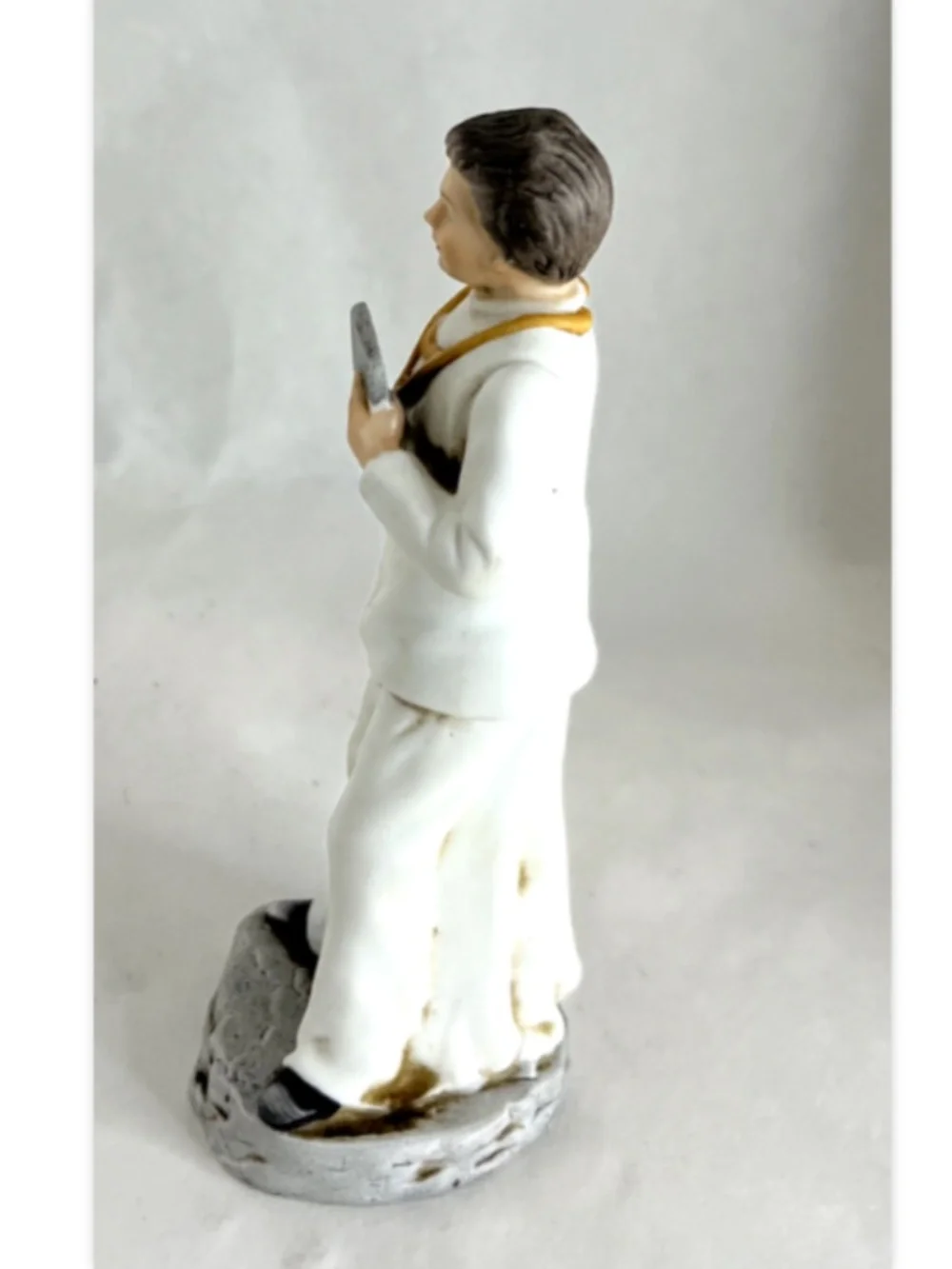 Vintage RARE AYERST Promotional Figurine Medical Physician Holding Chart